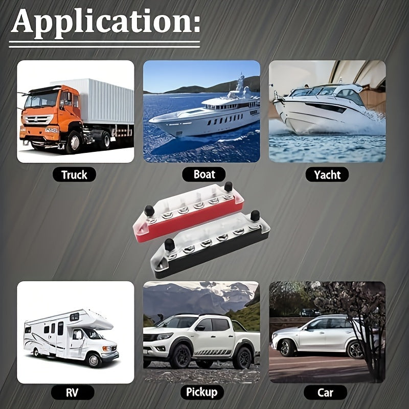 2 Pack Automotive Marine Solar Hoses Discharge Electrical Conductivity Busbar