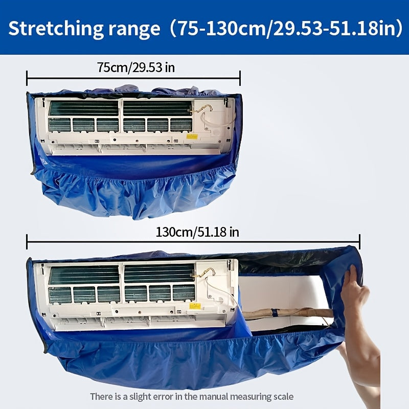 Чехол для чистки кондиционера — прочный, неэлектрический моечный мешок для моделей 1.5P и 3P, включая полный набор инструментов