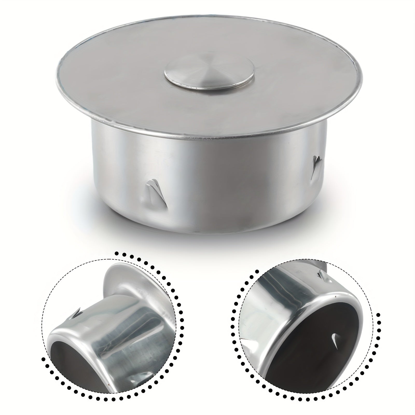 90mm/110mm pechka quvurini yopish uchun mustahkam zanglamaydigan po'latdan yasalgan tutun qopqog'i, optimal ob-havo himoyasi uchun metall quvur qopqog'i bilan. Qishki bayram sovg'asi uchun mukammal.