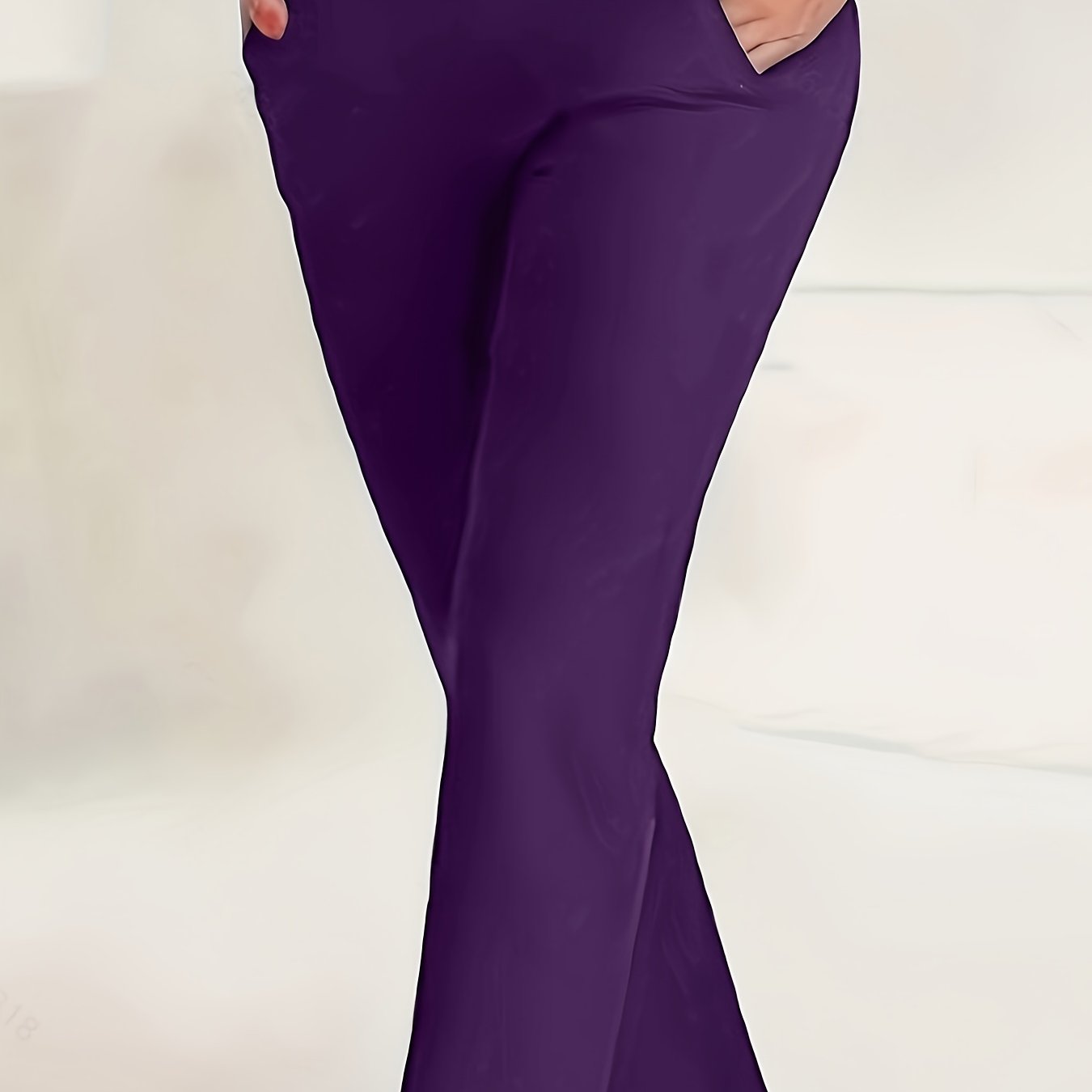 Plus Size Women High-Waist Stretch Cargo Pants with Pockets All-Season Comfort