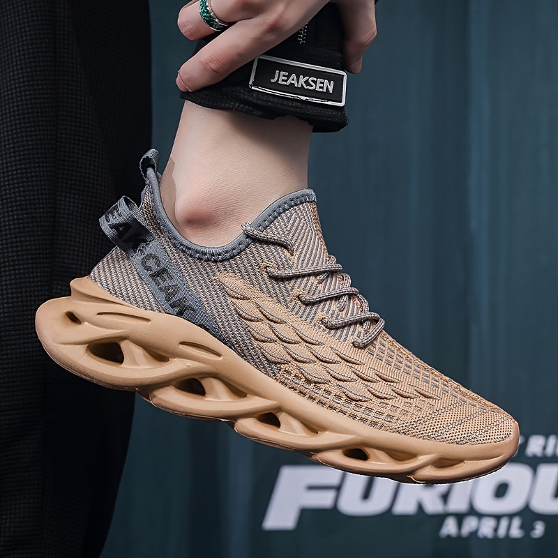 Men's Breathable Lightweight Non-Slip Athletic Sneakers for Running Tennis Gym Walking