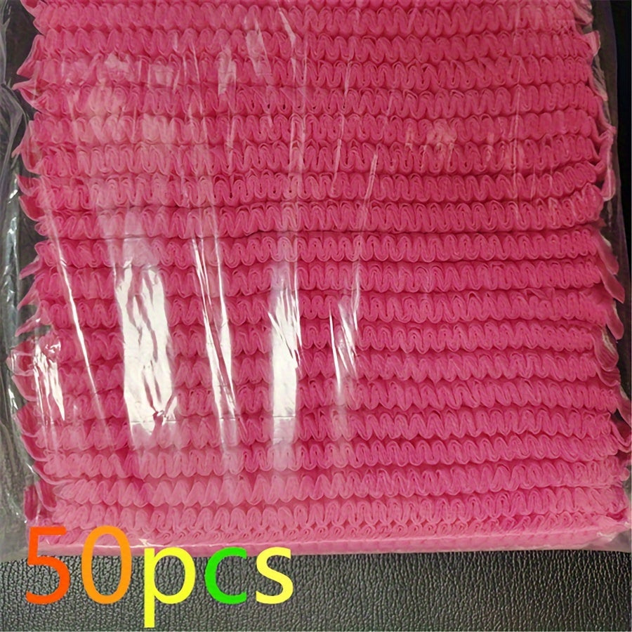 Bir martalik to'qima mato bilan qoplangan shishali shlyapa, 20-100 ta, oziq-ovqat xizmatlari va SPA uchun