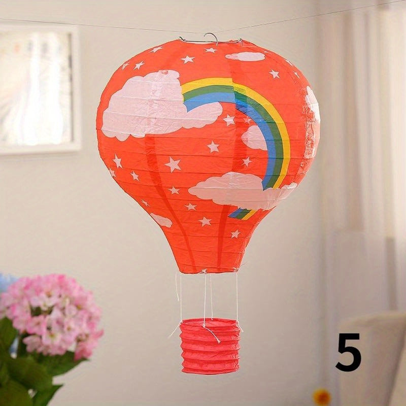 30.48 cm Santa Claus Elk Paper Lantern for Xmas Decorations and Party Supplies