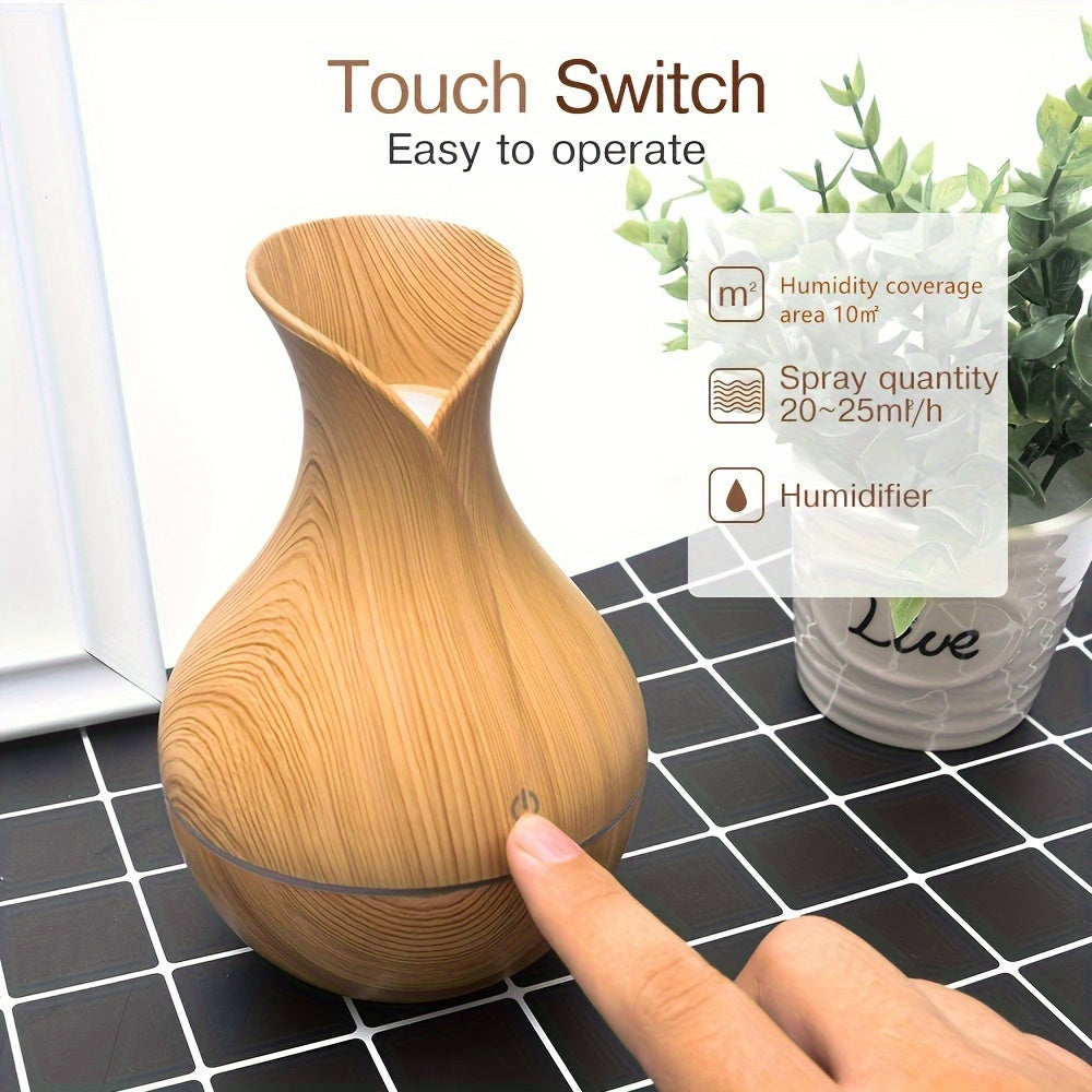 Humidificador de cerámica de 130ml para decoración del hogar Blanco