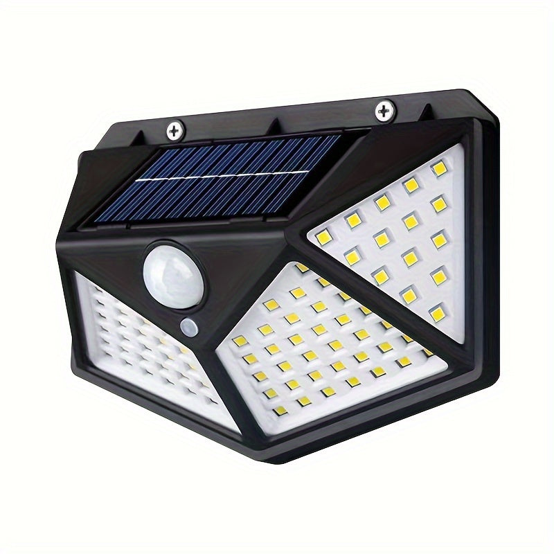 Solar Powered Outdoor Wall Light with Motion Sensor and Touch Control