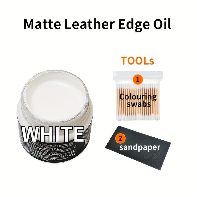 Leather Edge Coloring Kit 30ml for Bags Belts Wallets Leather Finish