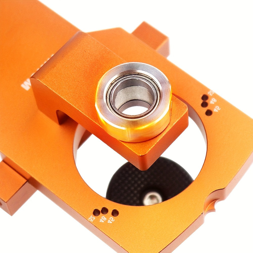 Adjustable Aluminum Cabinet Door Boring Jig for 35mm Hinge Hole Drilling Woodworking Tool