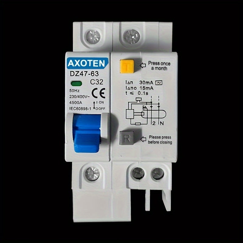 Small Leakage Circuit Breaker 1P N 240V Household Safety Protection