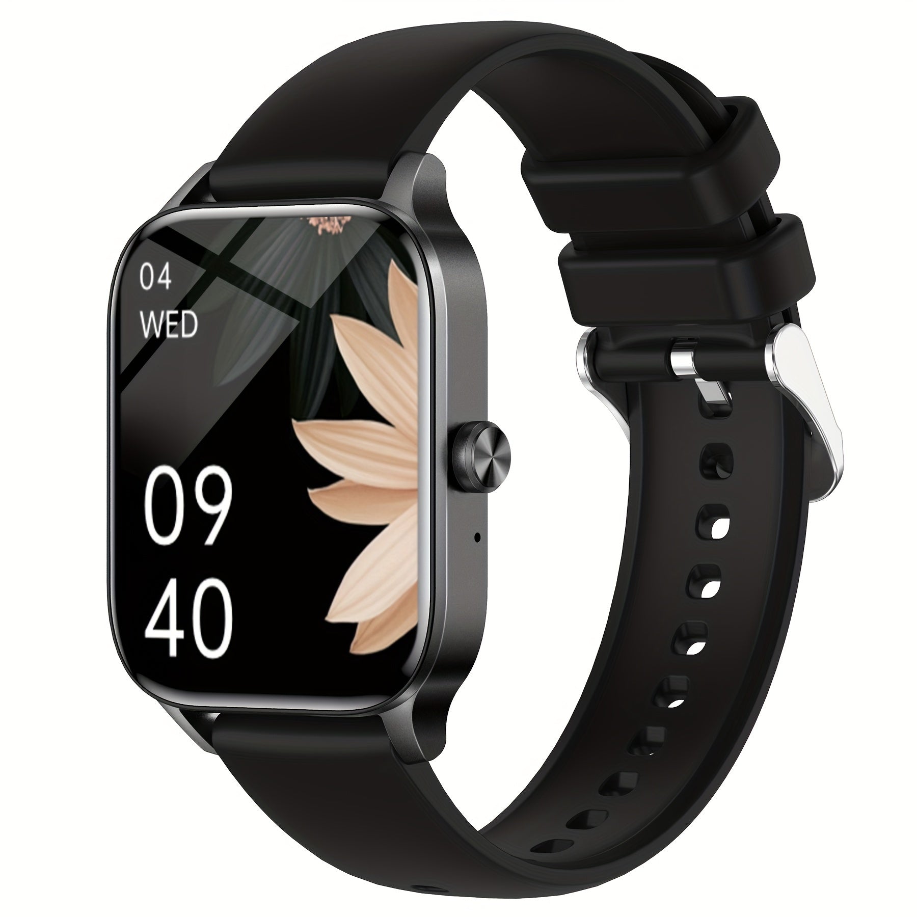 Smart Watch for Women and Men with 1.85 Inch HD Screen Fitness Tracker Calls IP68 Waterproof AI Voice Weather Reminders
