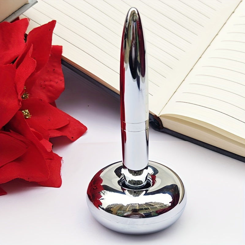 Магнитная левитирующая шариковая ручка для мужчин, металлическая и пластиковая подставка для ручек