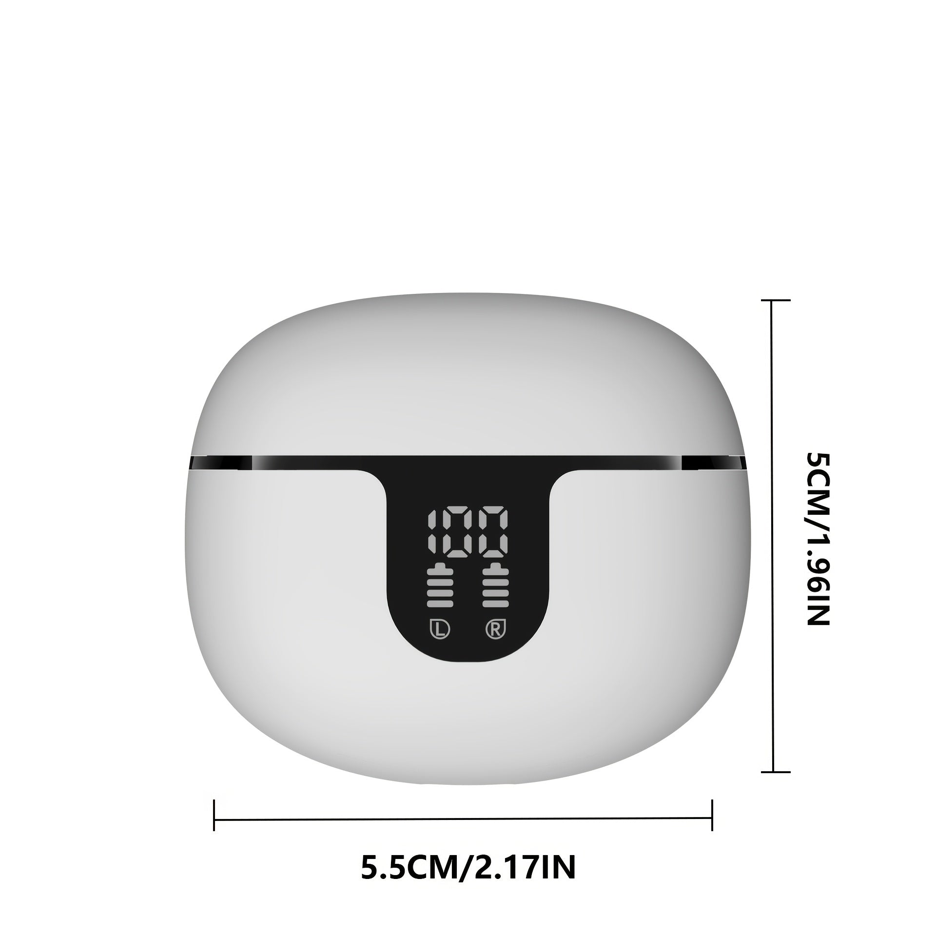 Wireless In-Ear Headphones with HiFi Sound Noise Cancellation Long Battery Life