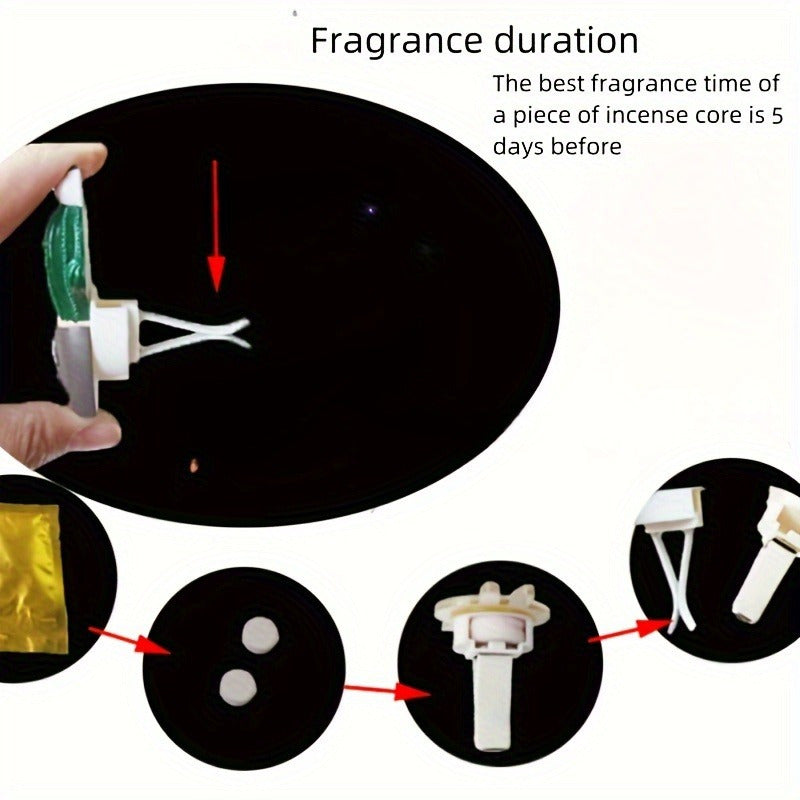 2-Pack Apple Car Air Fresheners Solid Scented Aroma Diffusers Auto Interior Accessories