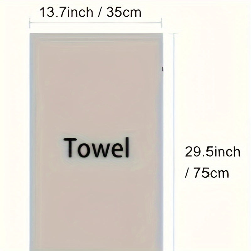 Quick-Dry Coral Fleece Towel Absorbent Comfortable Modern Stripe for Home Travel