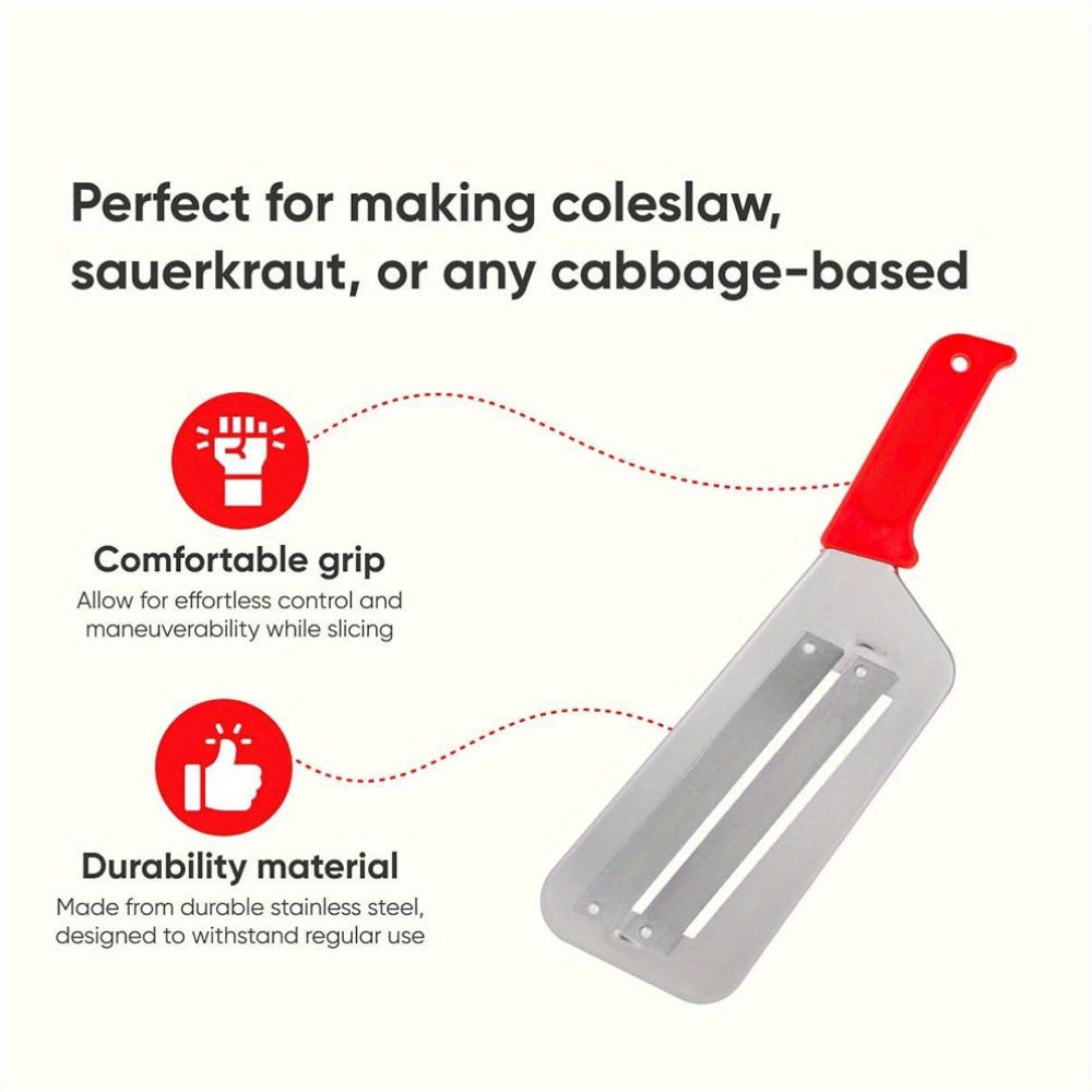 Picador de col, rallador, cortador manual de cocina, cuchillas de acero inoxidable