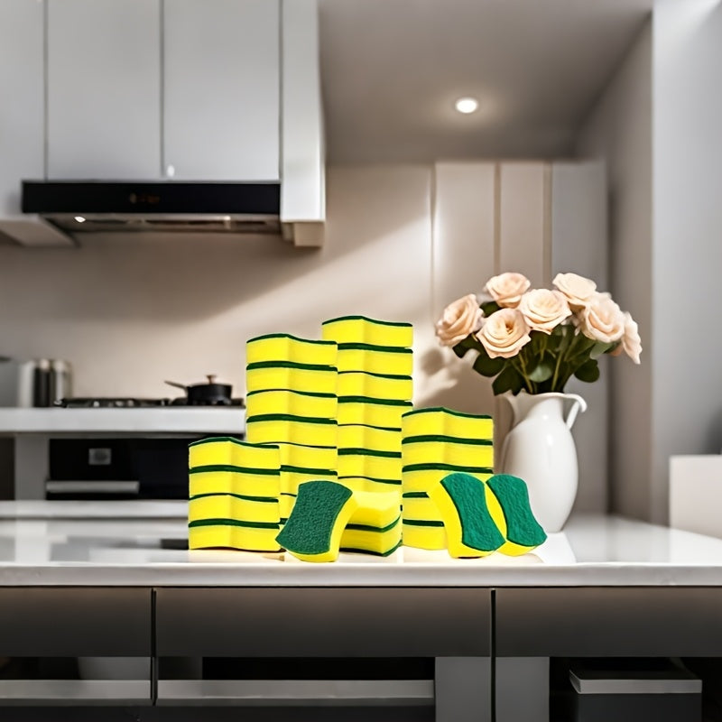 10/12/24 dona ko‘p funksiyali tozalash gubkasi to‘plami, oshxona va idish yuvish uchun ikki tomonlama qirqish padlari