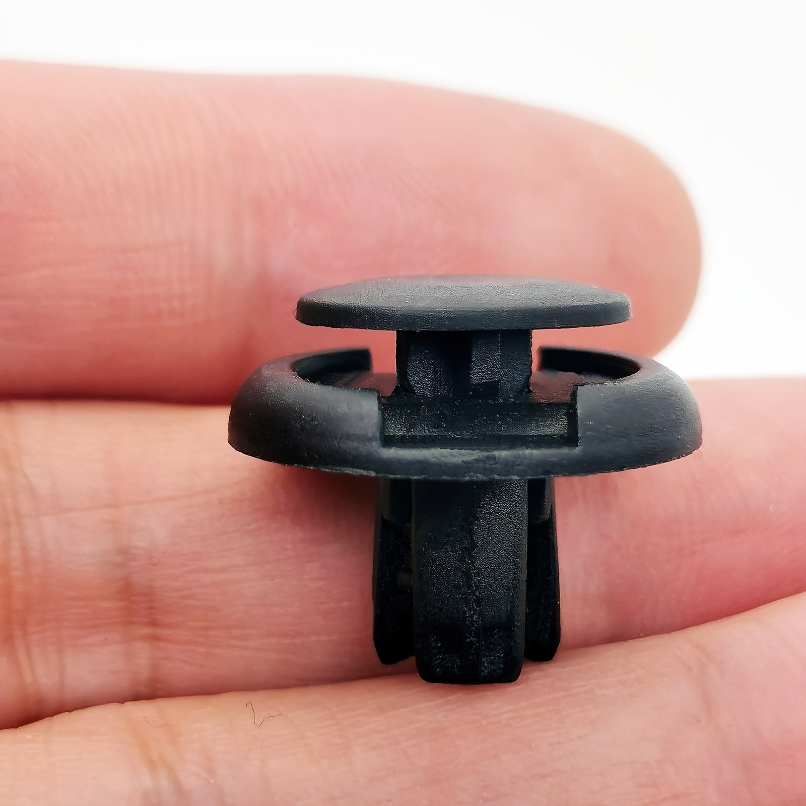 50 Pcs Plastic Car Bumper Rivet Fasteners 8mm Push Type Hood Fender Clips