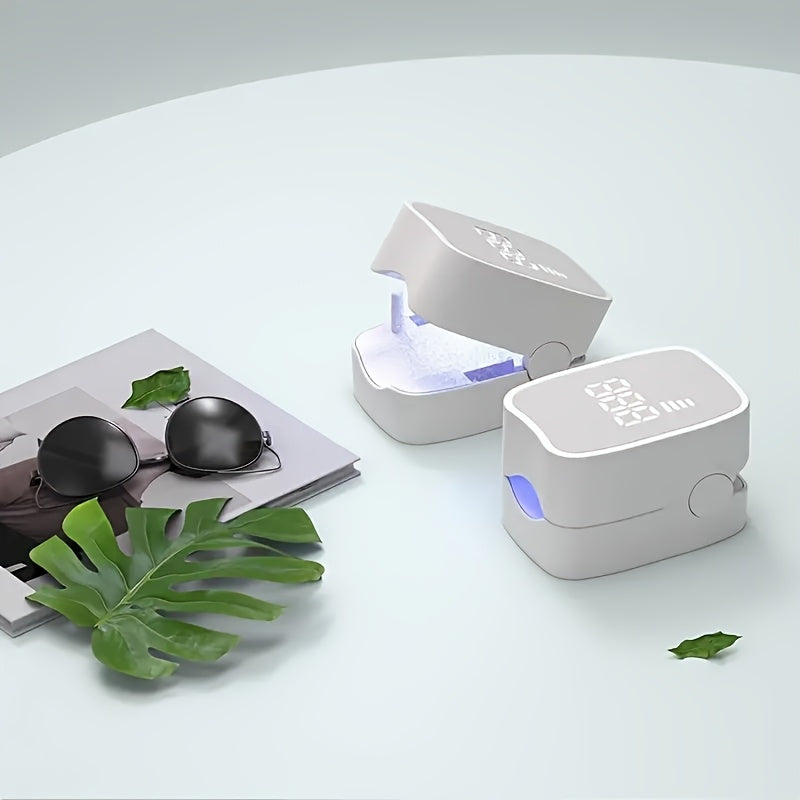 WeluvFit Перезаряжаемое устройство для релаксации ногтей с UV LED, зарядка через USB, работает на батарейках, идеальный подарок на День святого Валентина