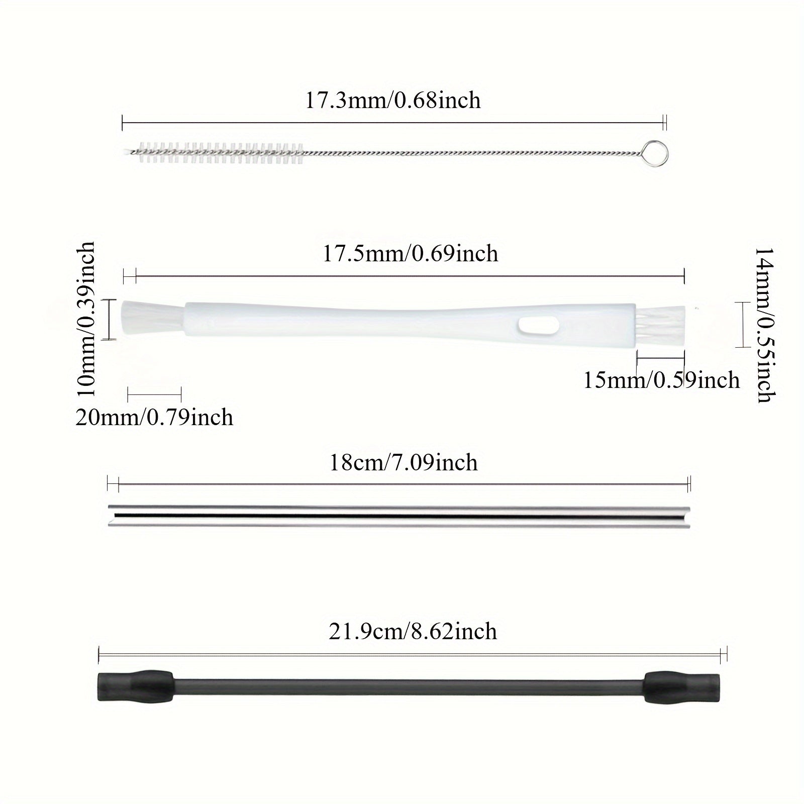 2 ta to'liq avtomatik qahva mashinasi sut quvurlari to'plami, 2 ta tozalash cho'tkasi bilan zanglamas po'latdan yasalgan aksessuarlar, Siemens EQ6 va Bosch VeroAroma to'liq avtomatik qahva mashinalari bilan mos keladi.