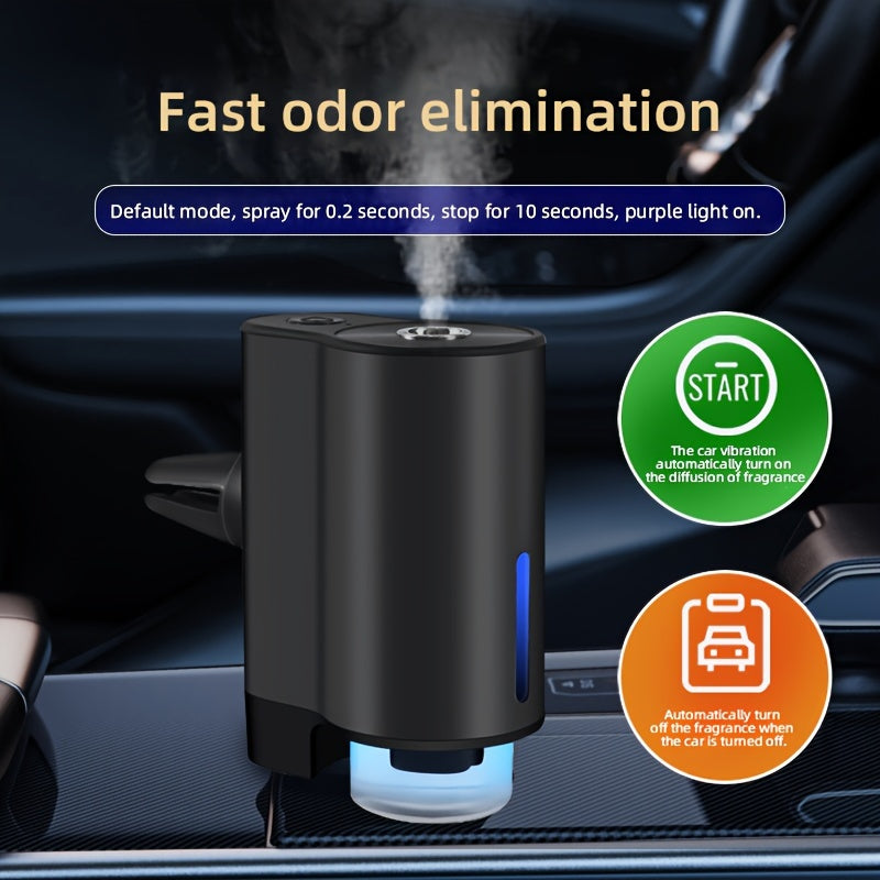 Portable Car Aromatherapy Diffuser Rechargeable Battery Cylindrical Spray