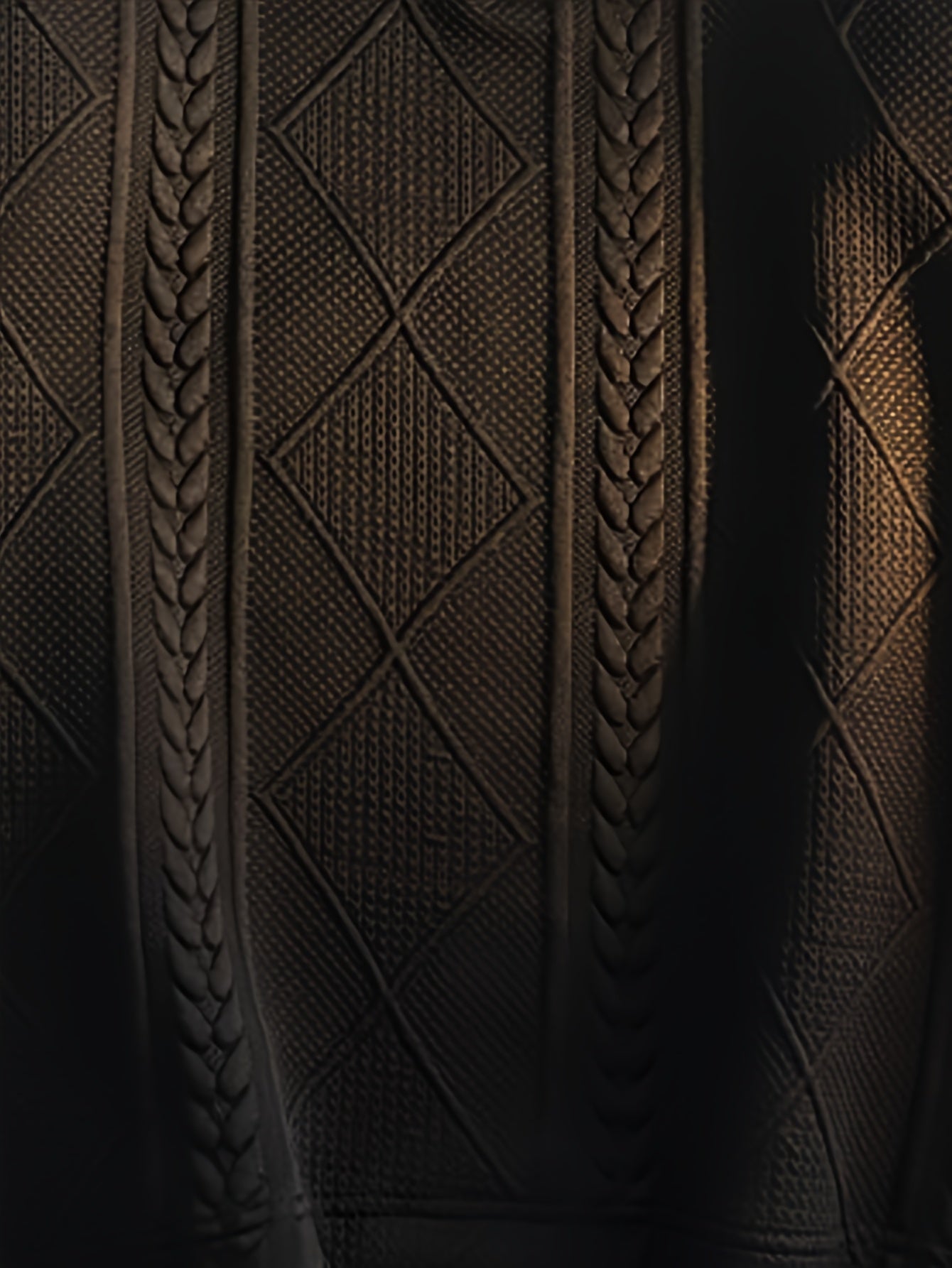 Men's Short Sleeve Jacquard Summer Suit Two-Piece Zipper Closure Casual