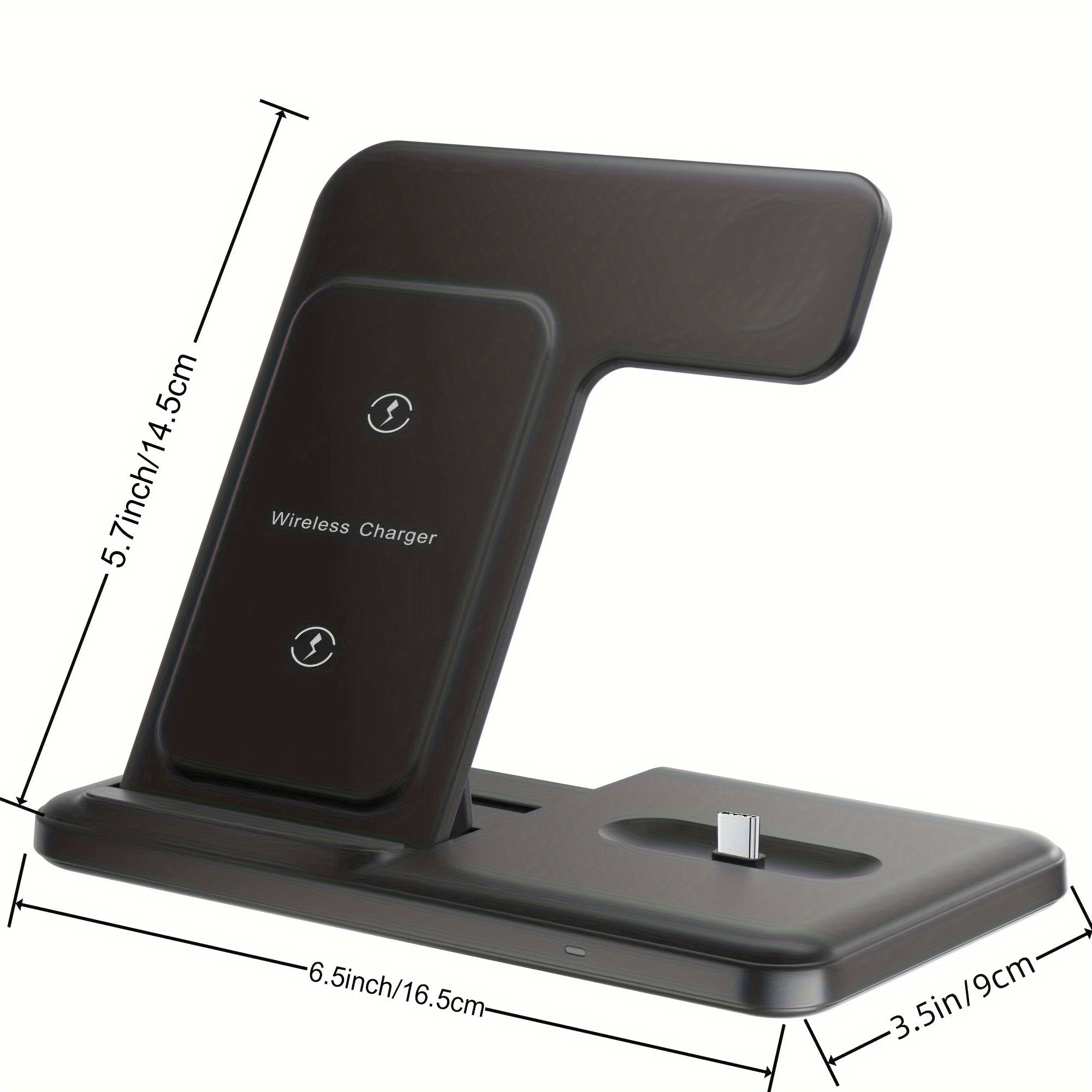 3-in-1 Wireless Charging Station for iPhone iWatch AirPods Fast Charging Dock