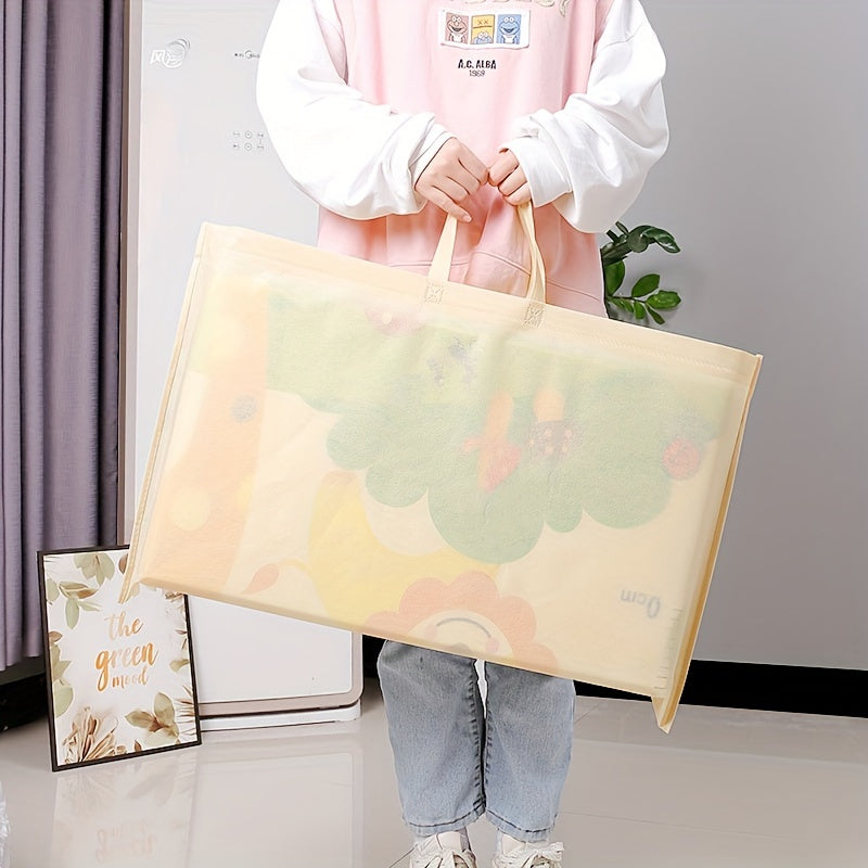 Portable Play Mat with Cartoon Animal Design Foldable and Travel-Friendly Durable XPE Material