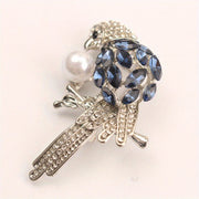 Rhinestone Bird Brooch Jewelry for Women Stylish Elegant Accessory