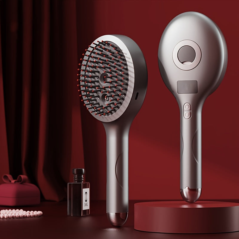 Erkaklar va ayollar uchun uzun va qisqa sochlarni namlantirish va uslubga keltirish uchun tebranuvchi massajni purkagich namlantirish bilan birlashtiradi.