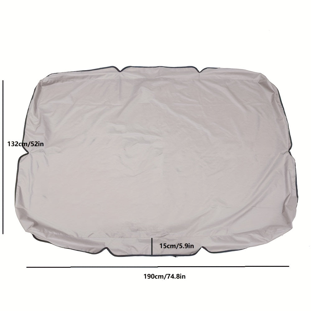 Waterproof Sun-Resistant Patio Swing Canopy Cover 190T Polyester Taffeta