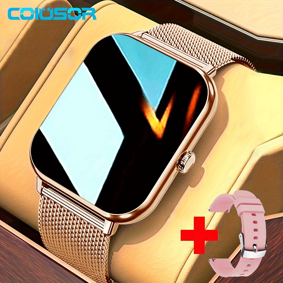 2024 Full Touch Smart Watch Phone 1.81-Inch Display Wireless Sync 100+ Sports Modes