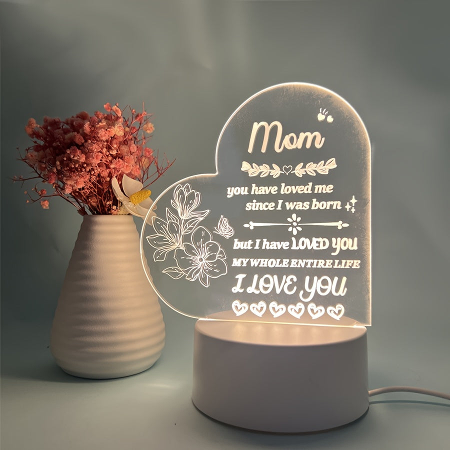 Mother's Day Night Light for Women Cozy Warm Bedroom Decor Gift