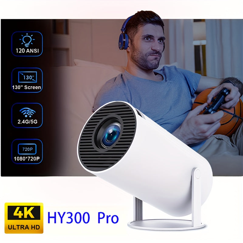 Mini Portable Projector 4K 720P HD WiFi 5G BT 120ANSI 8000L