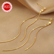 Sterling Silver Tassel Earrings for Women Hypoallergenic Stylish Jewelry for Weddings and Gifting