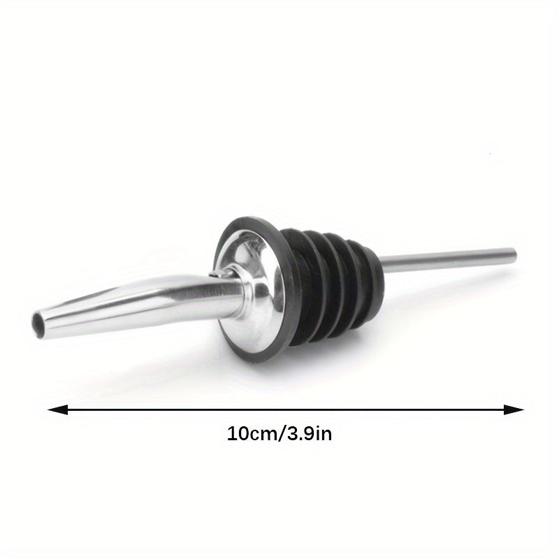 304 Stainless Steel Wine Pourer with Tapered Spout and Stopper