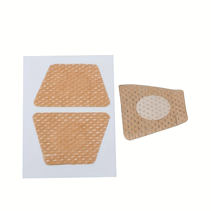 Women Invisible Toe Nail Stickers Set 17 Pairs Breathable Lightweight