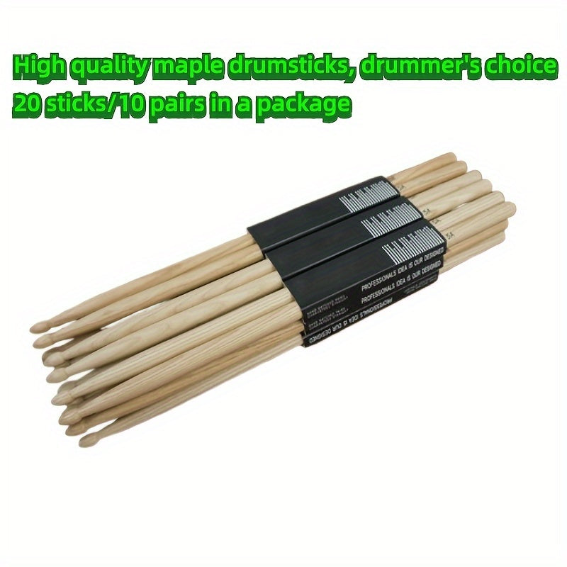 Maple Drumsticks 5A 7A 16in 15.5in Practice Jazz DIY Professional