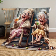 Soft Warm Flannel Throw Blanket for Couch Bed Travel Camping All Seasons