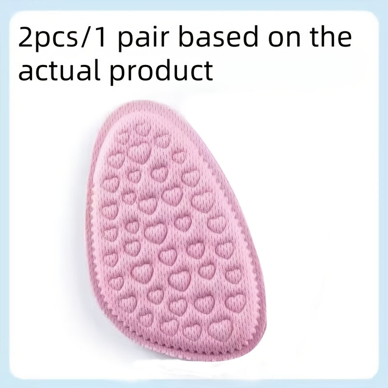 Женские подушки на каблук из пористого материала с нескользящей защитой, 3 цвета