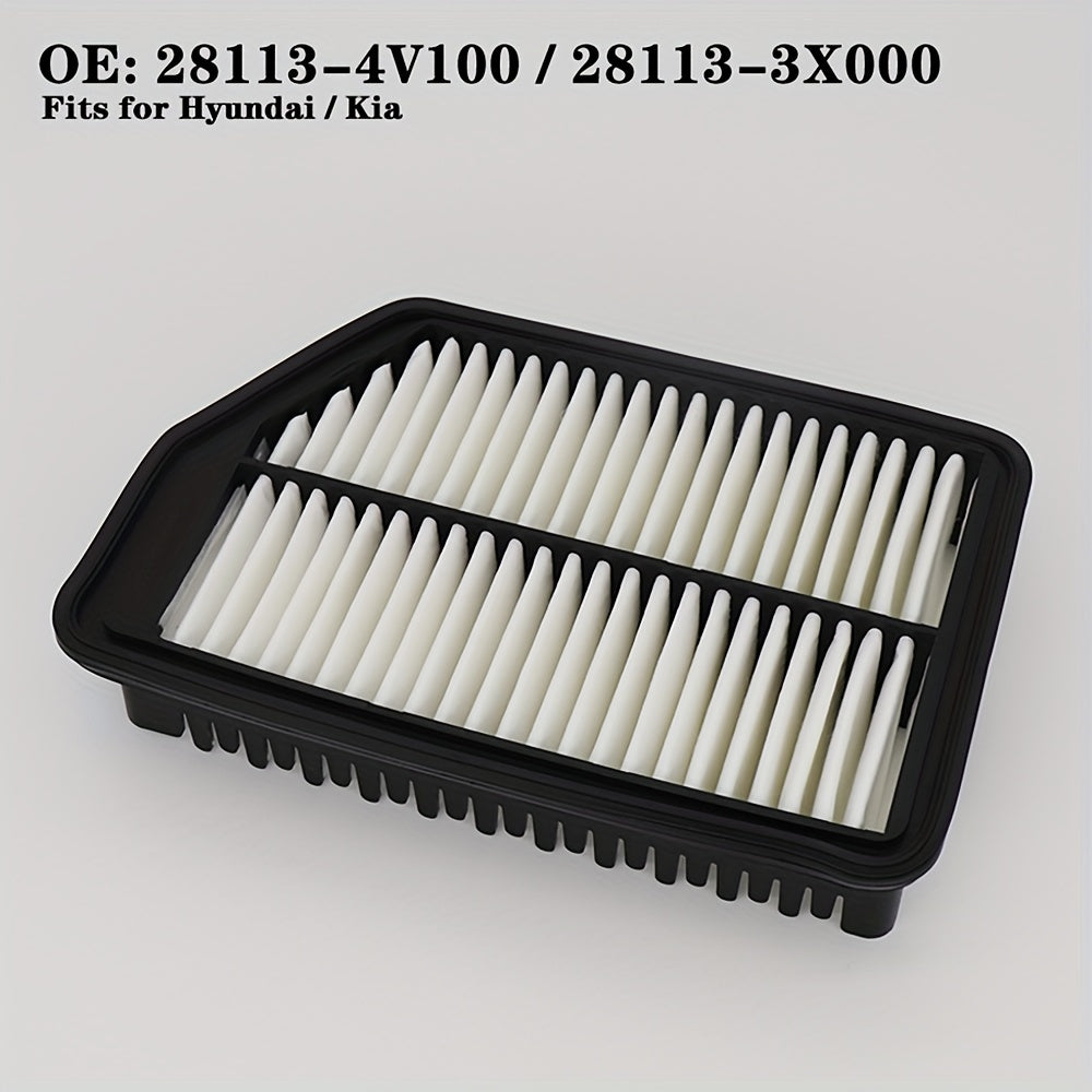 Avtomobil uchun almashtiriladigan dvigatel havo filtri, oblong PP material, Sonata K3 bilan mos keladi