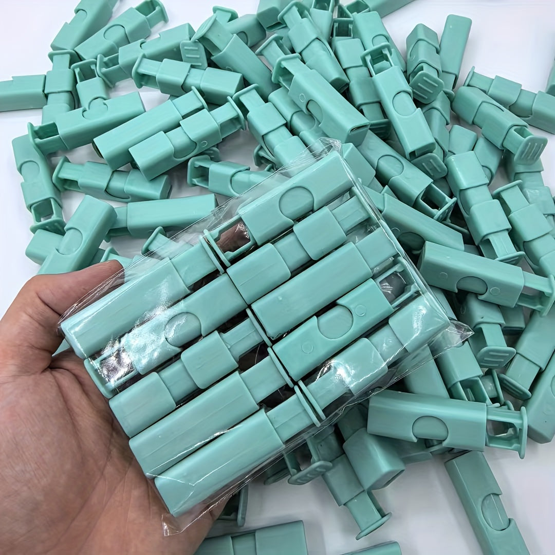 Juego de 5/10 clips de cierre para bolsas de alimentos para almacenamiento de alimentos frescos reutilizables, pinzas de plástico