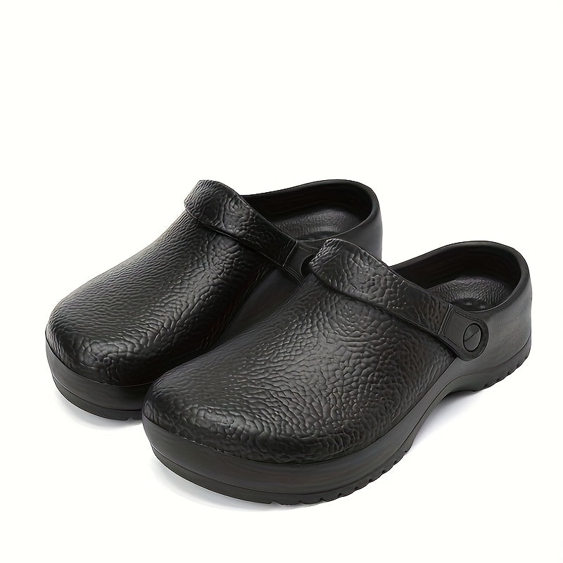 Women's EVA Slip-Resistant Indoor Outdoor Slippers Black Cushioned Comfort