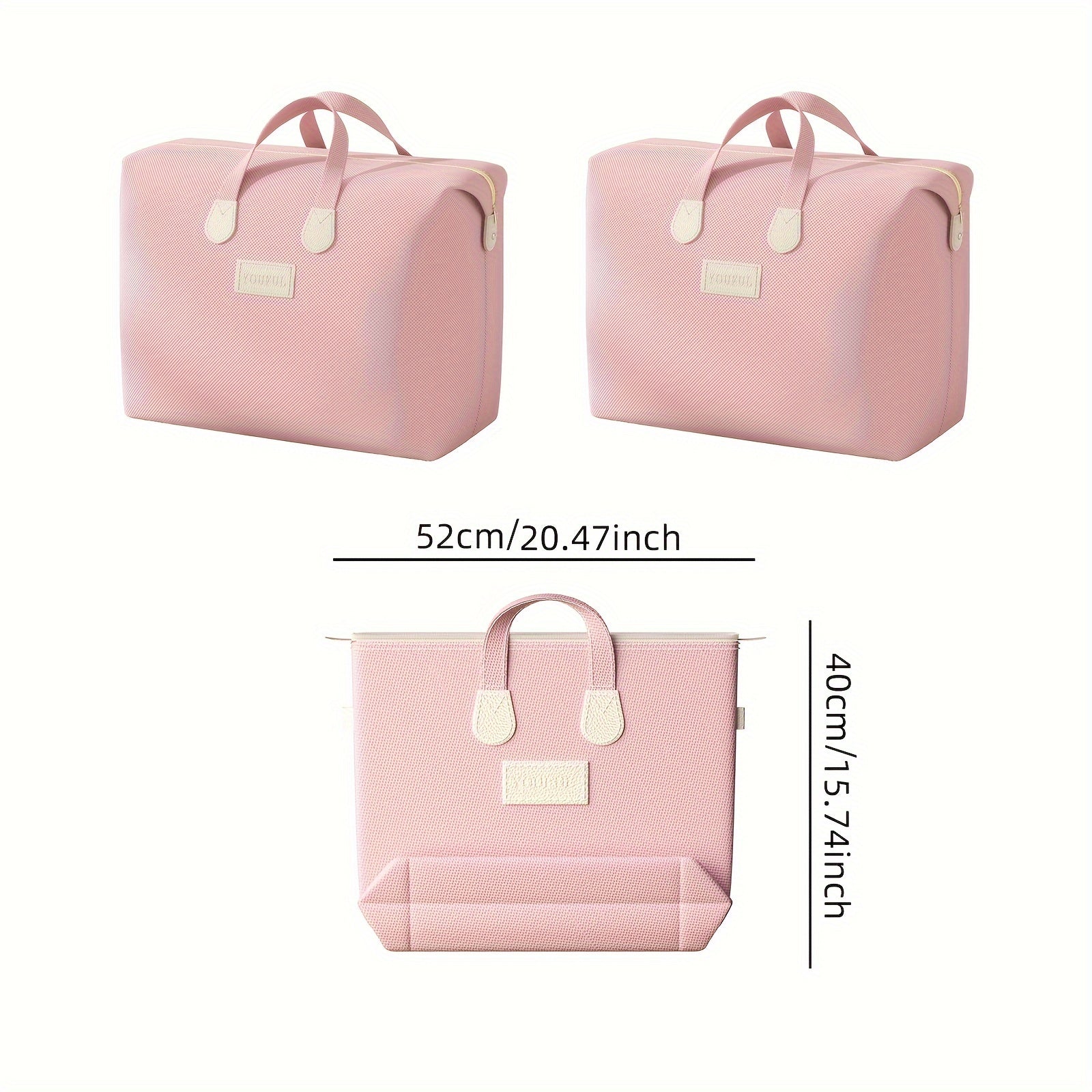 Fabric Storage Bag for Comforters Shoes and Clothes Lightweight Travel Organizer