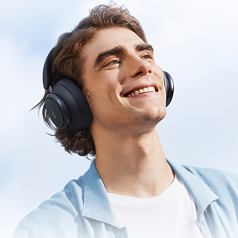 Wireless Noise Cancelling Headphones with Microphone for Sports Office and Study