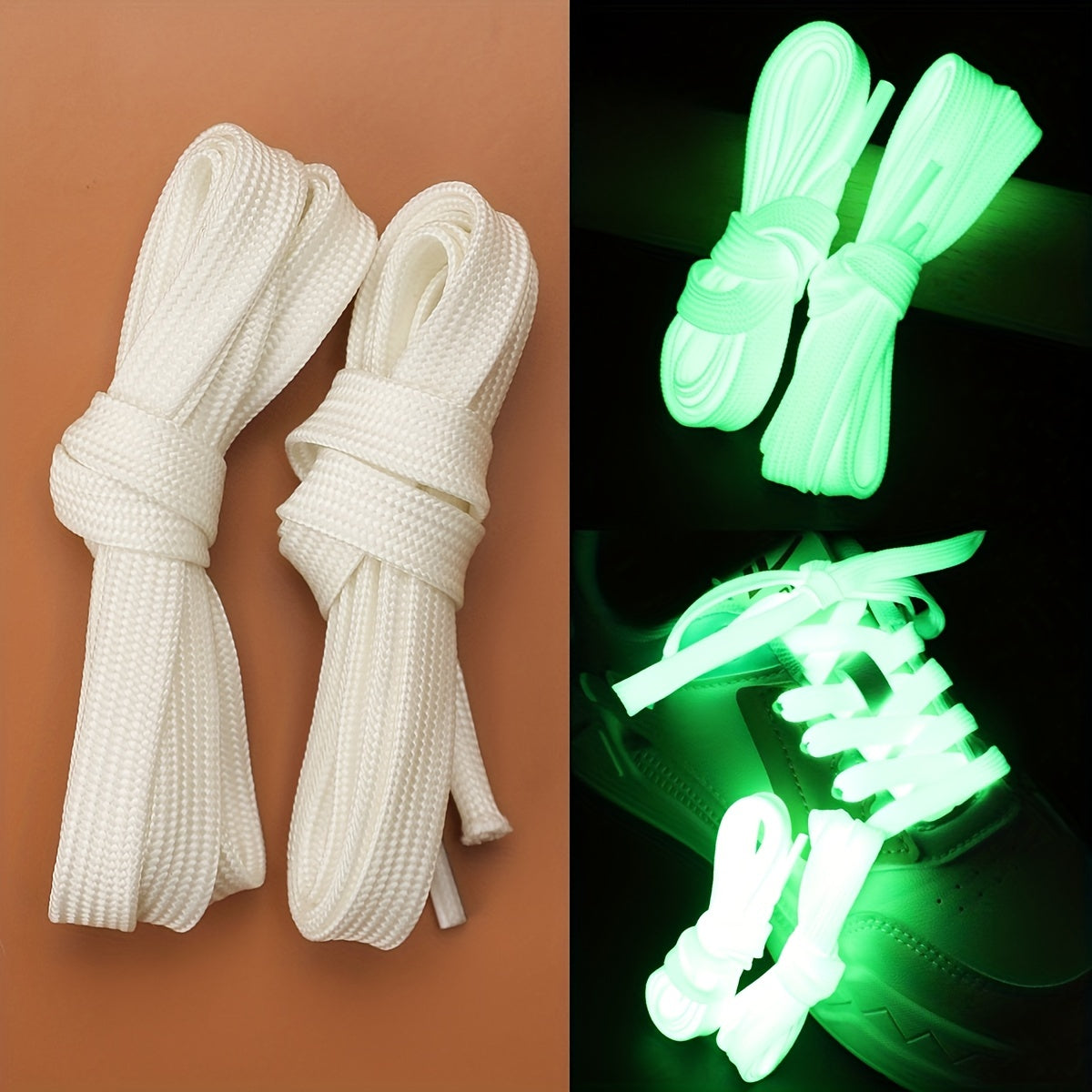 Reflective Luminous Shoelaces for Sneakers and Sports Shoes Running Accessories