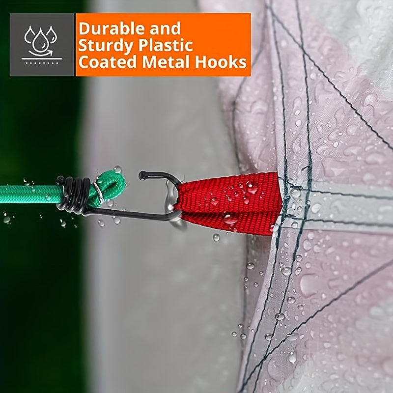 Luggage Straps Bungee Cords Elastic Fastening Ropes for Camping and Travel