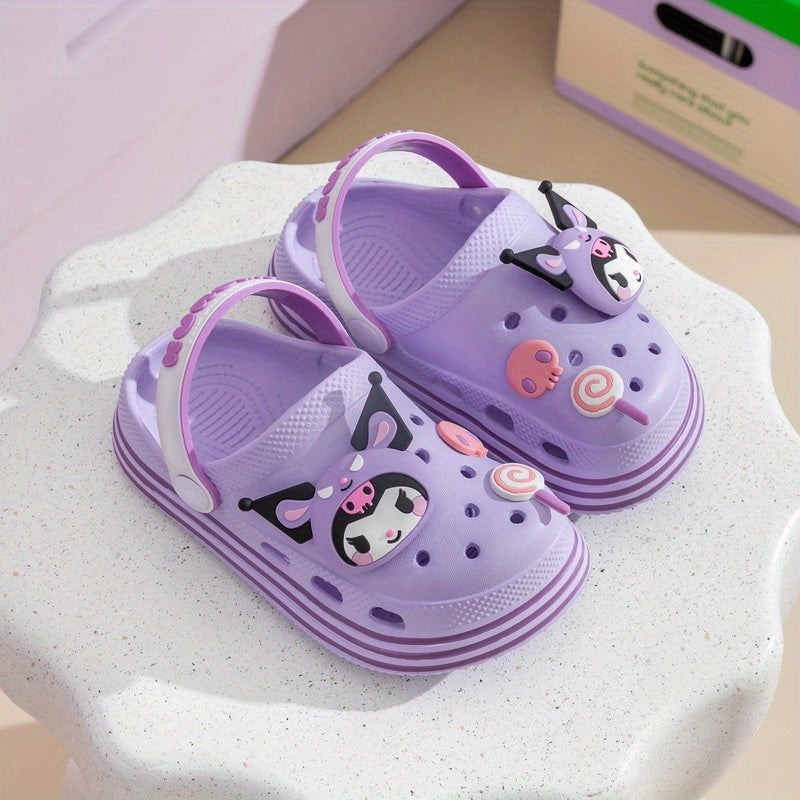 Women's Beach Shoes Slip-Resistant Thick Sole Cute Dog Style