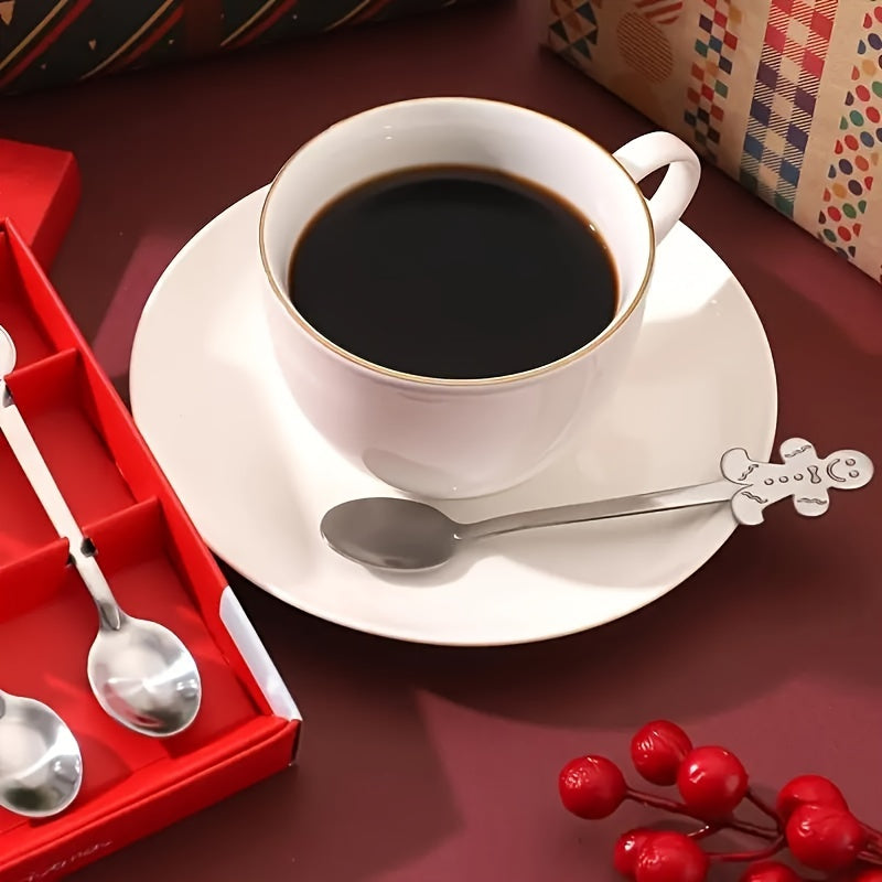 Set of 8/12/24 Stainless Steel Dessert Spoons Mirror Finish for Family Dining and Restaurants