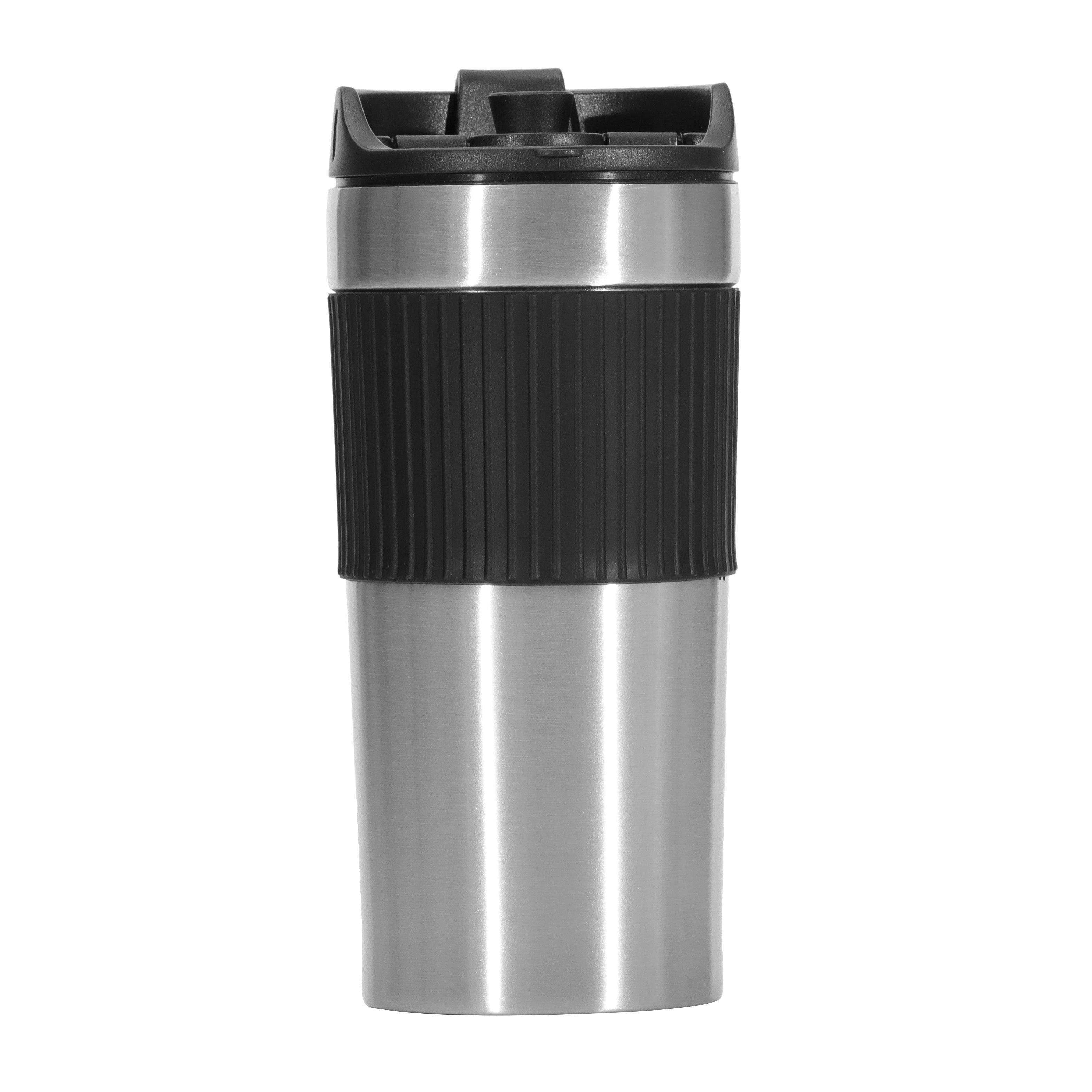 Insulated Stainless Steel French Press Mug 12oz Travel Coffee Tumbler