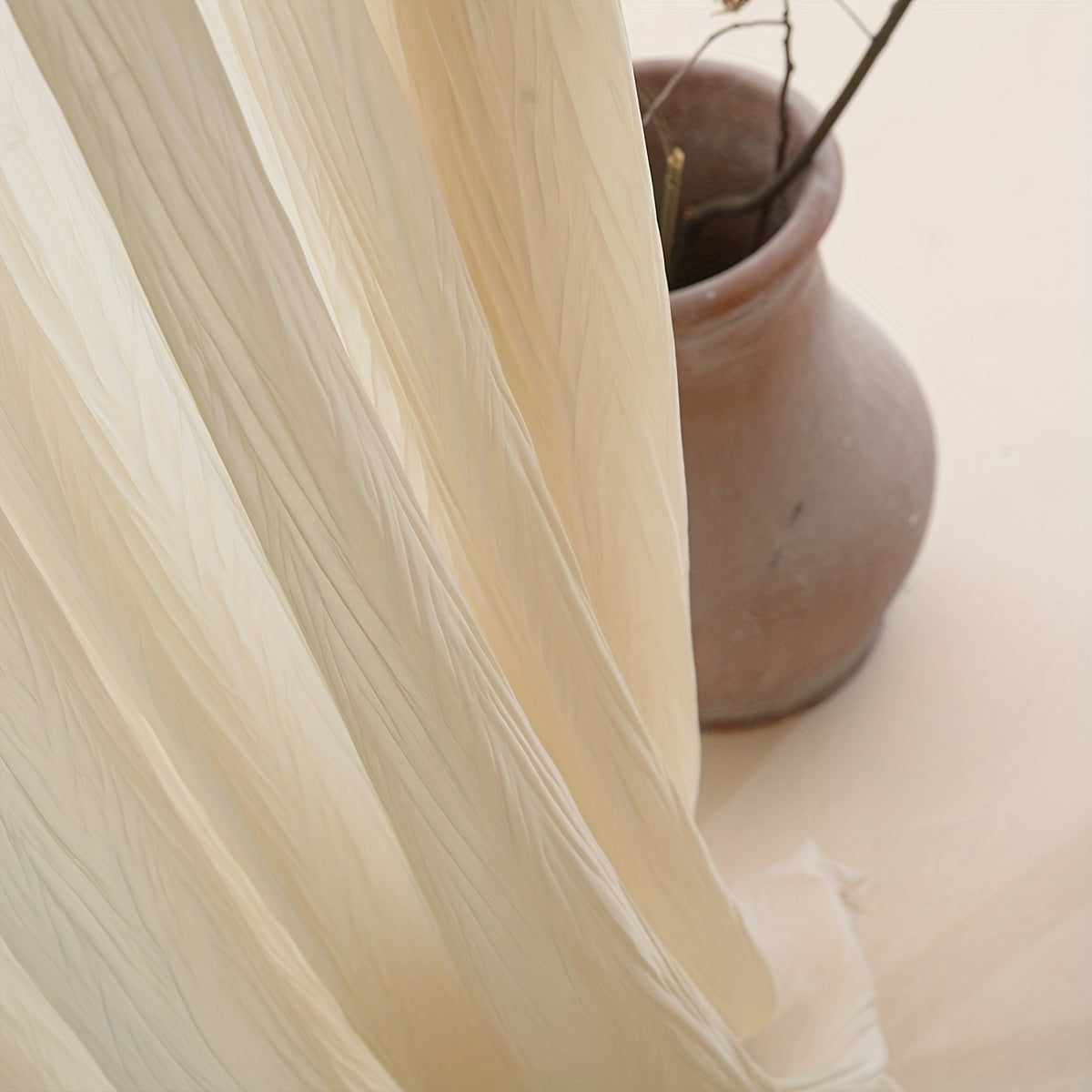 Velvet Sheer Curtain for Living Room Bedroom Kitchen Bathroom 70 Inch