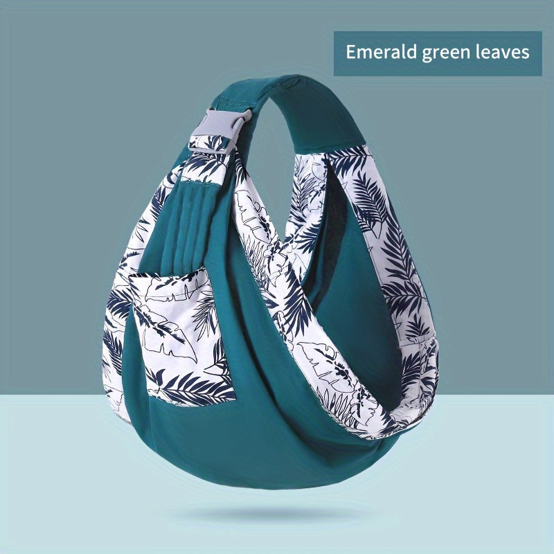 Light Green Baby Carrier for Young Children Multi-Purpose Nursing and Sling Wrap with Snap Closure